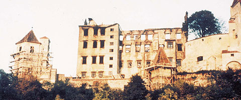Picture: The burnt out Princes' Building