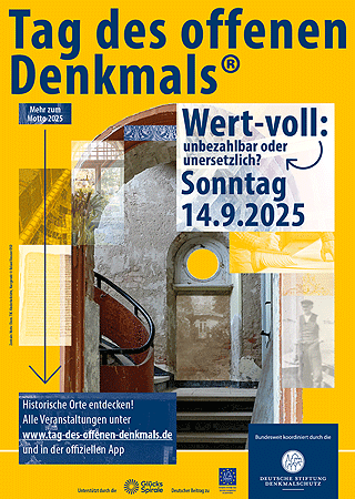 Plakat zum Tag des offenen Denkmals 2025