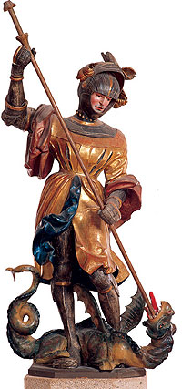 Bild: Statue des hl. Georg, Burgkapelle