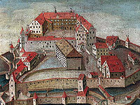 Link zum Puzzle "Die Burg Trausnitz im Jahr 1770"